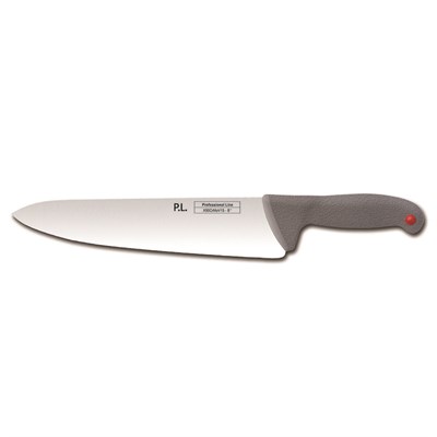 Шеф-нож PRO-Line с цветными кнопками 30 см, серая пластиковая ручка, P.L. Proff Cuisine 81240295 - фото 40837329