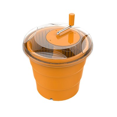 Центрифуга для сушки листьев салата 20 л,оранжевый цвет корпуса, KAP 81241387 - фото 40852485