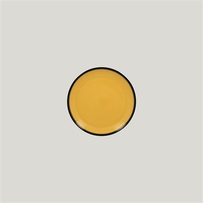 Тарелка круглая RAK Porcelain LEA Yellow 15 см (желтый цвет) 81223401 - фото 40873621