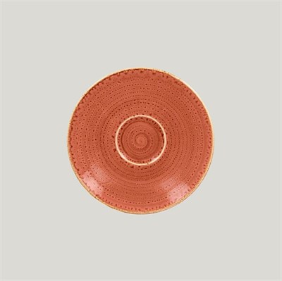 Блюдце RAK Porcelain Twirl Coral 17 см 81223422 - фото 40873651