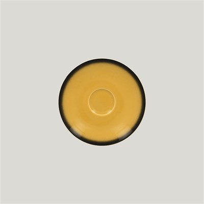 Блюдце RAK Porcelain LEA Yellow 17 см, для чашки 81223409 (желтый цвет) 81223410 - фото 40952385