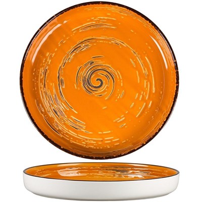 Тарелка с бортом Texture Yellow Circular 23 см, h 3 см, P.L. Proff Cuisine 70001273 - фото 40952758