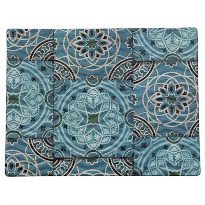Блюдо,поднос GN 1/2 меламиновый 25*32.5см , Damask Blue, P.L. 81290132 - фото 40955326