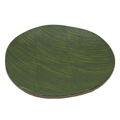 Блюдо,поднос меламиновый 20.5*20.5*3см,Green Banana Leaf,   P.L. 81290137 - фото 40955331