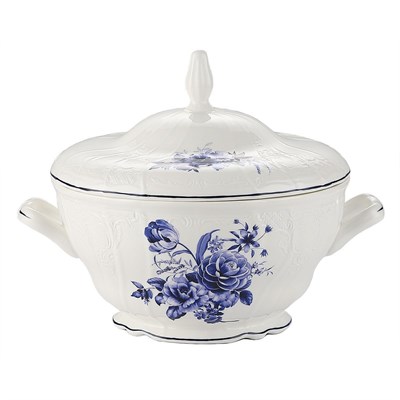 Супница 2500 мл,коллекция "Blue Flower"  P.L. Proff Cuisine 81222036 - фото 40958431