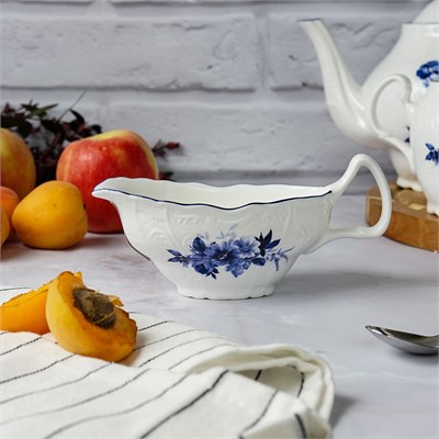 Соусник с ручкой 150мл,коллекция "Blue Flower"  P.L. Proff Cuisine 81222044 - фото 40958439