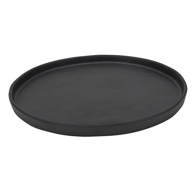 Блюдо,тарелка меламиновая 27*2см  P.L. BLACK FINISH 81222115 - фото 40958608