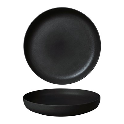 Тарелка с бортом d=23 cм,фарфор "NOBLE" серия "Fine Plus-Black Sand" 81222209 - фото 40958717