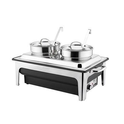 Мармит суповой электрический, 2 отделения по 4 литра, SUNNEX - P.L. 92001521 - фото 40964214