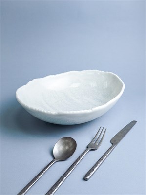 Салатник овальный 1 л, 25,5х20,5 см h 7 см, фарфор, Boletus Fusion CDF BT F05 - фото 41088714