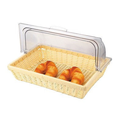Подставка плетеная с пластиковой крышкой 41*28*8,5 см, бежевая, P.L. Proff Cuisine 81004906 - фото 41236003