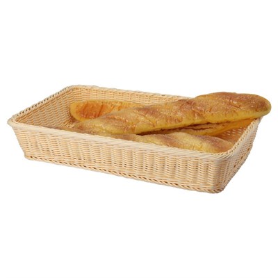 Подставка плетеная для выпечки 53*32,5*10 см бежевая, ротанг, P.L. Proff Cuisine 99000042 - фото 41238994