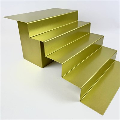 Подставка Лесенка 200мм золото, черная 01ЛЕ200 - фото 41259381