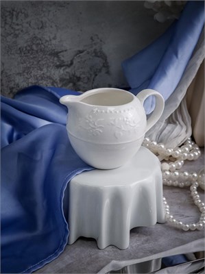Молочник с ручкой 190 мл, 11,7x7,8 см h 7,6 см, фарфор, Primavera CDF PR20 - фото 41407930