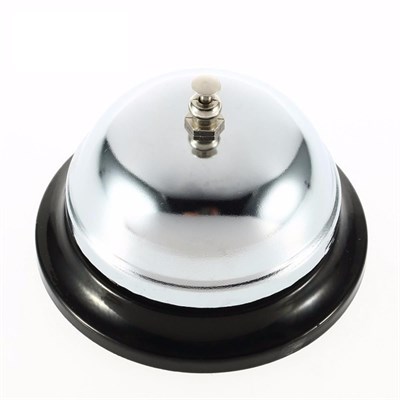 Звонок хромированный настольный,d=85mm, P.L. - BarWare 81222502 - фото 41419252