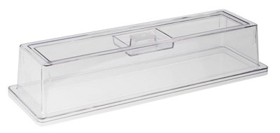 Крышка GN2/4 53*16,2 см. h=10,5 см. поликарбонат, прозрачная APS /1/ АКЦИЯ 74815 - фото 41506765