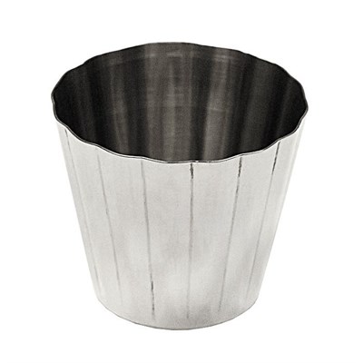 Форма для запекания, рифленый край, d 6 см, h 6,5 см, нержавейка, P.L. Proff Cuisine 71002137 - фото 41546360