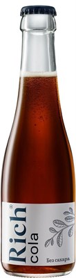 Кола без сахара "Рич",стеклянная бутылка,0,33л.( упаковка 12 шт) 81222806 - фото 41554525