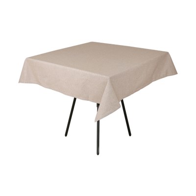 Скатерть рогожка А ЛИНО 1,30х1,30м бежевый  (цвет 04) лин19 - фото 41656625