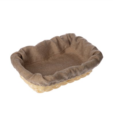 Чехол для корзинки рогожка бежевый (цвет1) (кт1915 кт1914 прямоугольный) чдх9н