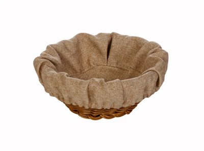 Чехол для корзинки рогожка бежевый (цвет1) (кт1898 кт1899 круглый) чдх026н