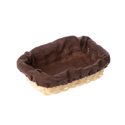 Чехол для корзинки лен коричневый (кт1915 кт1914 прямоугольный) чдх8н