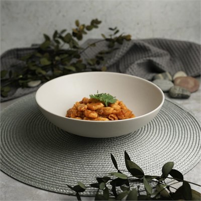 Cалатник d=21 cм, 1100 мл, фарфор "NOBLE" серия "Fine Plus-Light Grey" 81229598 - фото 41738321