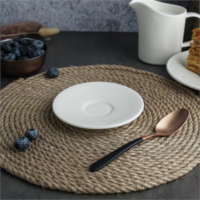 Блюдце д/кофейной чашки-81221752, d=12.5см,фарфор "NOBLE" серия "Simply Plus" 81221755 - фото 41739890