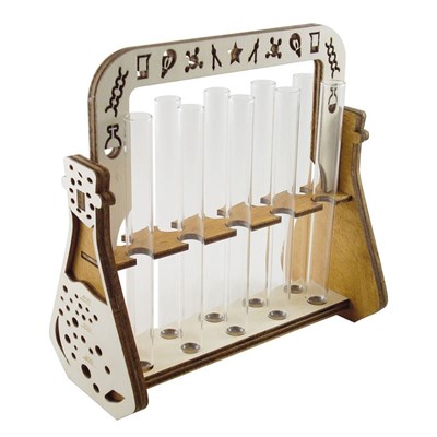 Подставка The Bars для 10 колбочек барная, дерево 81253073 - фото 41747617