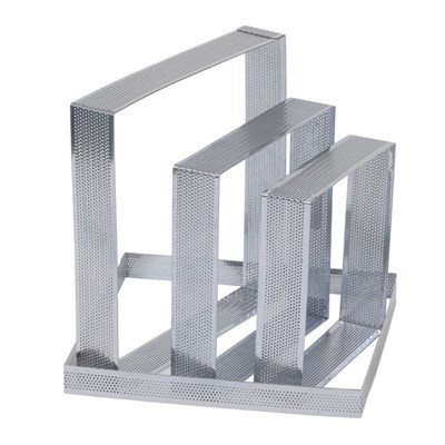 Форма квадратная перфорированная 12*12*3,5 см, P.L. Proff Cuisine 81240237 - фото 41762333