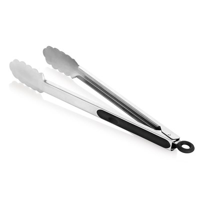 Щипцы для гриля с черной силиконовой ручкой 34,3 см,  PL Proff Cuisine 81280155 - фото 41780753