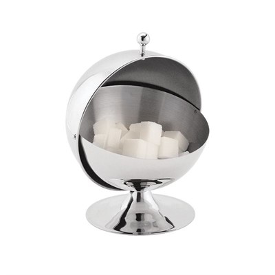 Сахарница "Шар" 300 мл с откидной крышкой, нержавейка, P.L. - REG 95001167 - фото 41810390