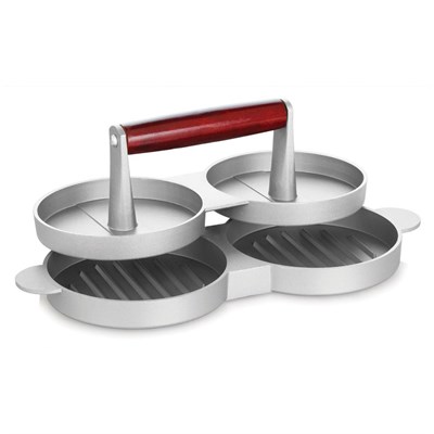 Пресс двойной для изготовления котлет "Гамбургер" d=12 см, алюминий, P.L. Proff Cuisine 81240254 - фото 41813452