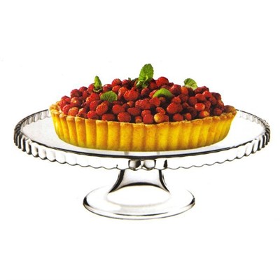 Подставка для торта Pasabahce "Патиссери", d 28 см, стекло, Россия 81201286 - фото 41813494