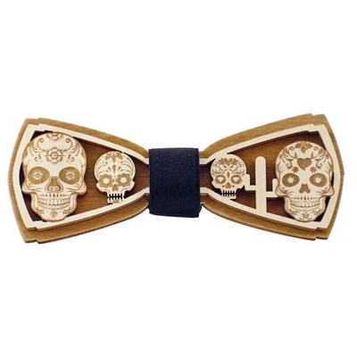 Бабочка "Череп", дерево, "The Bars" 81253074 - фото 41814012