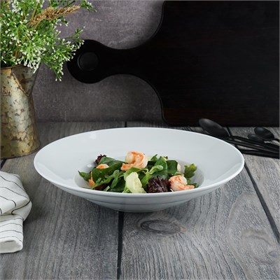 Тарелка глубокая (для пасты),белая,300 мл, d=27см, h=4,5 см "Glory" P.L. 81222190 - фото 41818652