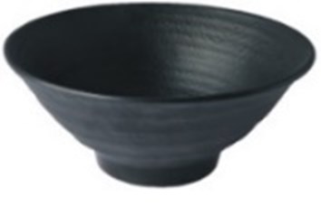 Миска под лапшу черная, 1,8 л, меламин, d=25 см, h=8.7 см,  P.L. 81240733 - фото 41818714
