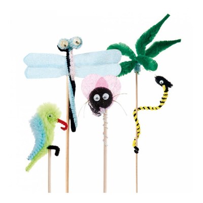 Декорация-шпажка "Синель", 19/26 см, дерево, 100 шт, Garcia de PouИспания 81211338 - фото 41824165