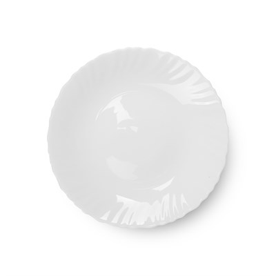 Тарелка 19 см волнистая, стеклокерамика с051