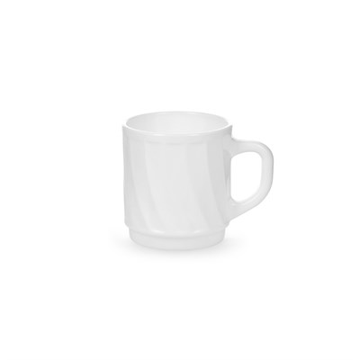 Кружка 290 мл волнистая, стеклокерамика с053