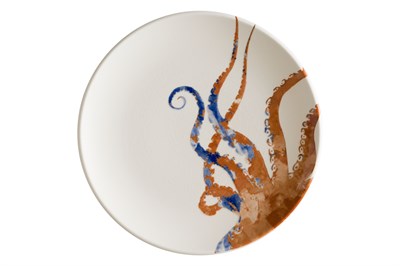 Тарелка d=250 мм. Аквелис осьминог, форма Гурмэ Bonna /1/12/ 79392