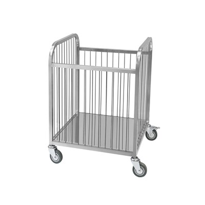 Тележка сетчатая для белья Luxstahl ТС-200 нерж. мко1240