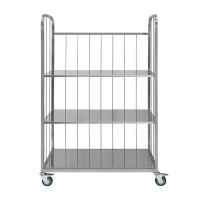 Тележка-стеллаж сетчатый для белья Luxstahl ТСС-500 нерж. мко1242