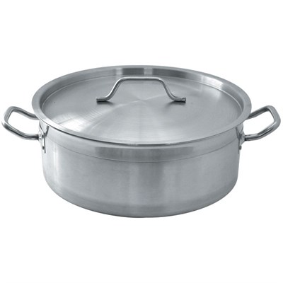 Кастрюля-котел c крышкой,низкая, 10л (32*12) сталь 18/0,серия "Kitchen Staff"  P.L.-Proff Cuisine 81240594