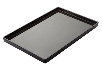 SN4383 Поднос для выкладки продукции пластиковый прямоугольный, черный, 345х210х20 SN4383