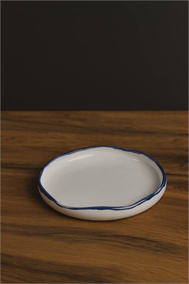 Тарелка глубокая авторской формы, диаметр 22,5см, высота 3,5см КН811