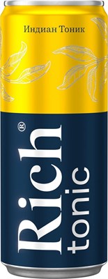 Индиан Тоник "Рич",жестяная банка,0,33л.(упаковка 12 шт) 81222823