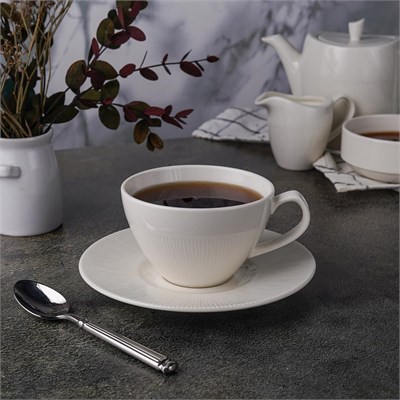 Чайная пара 220 мл, фарфор "NOBLE" серия "NEO SILK" 81222369