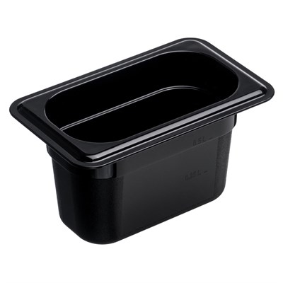Гастроемкость 1/9 h=100 мм. 176*108 мм. 0,8 л. поликарб. черная GP /1/ 79722