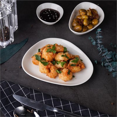 Тарелка мелкая 19*16,5 см,фарфор,серия "Island White", By Bone 81221600